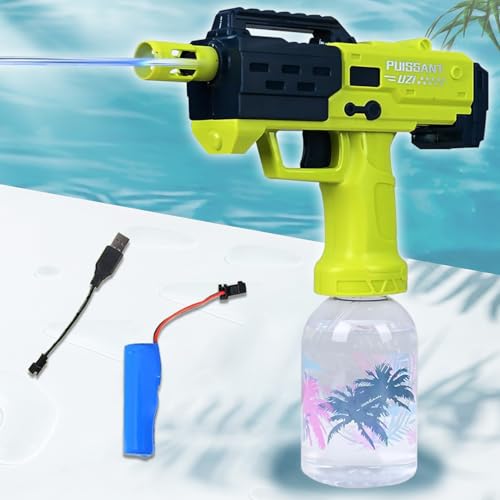 HBSFBH Pistols mit Großer Reichweite, Elektrisch Wasserpistolenspielzeug, Automatische Wasserpistole, Wasserpistole Kinder, Outdoor Water Gun Schießspiel, für Schwimmbad Pool Party Strand (Grün) von HBSFBH