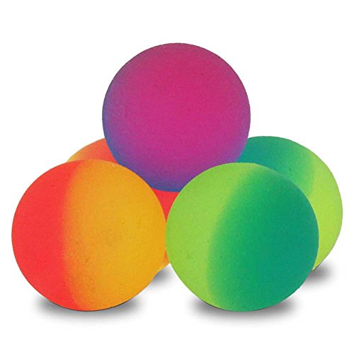 50 x Flummi Neon Hüpfball Springball Flummis 27mm