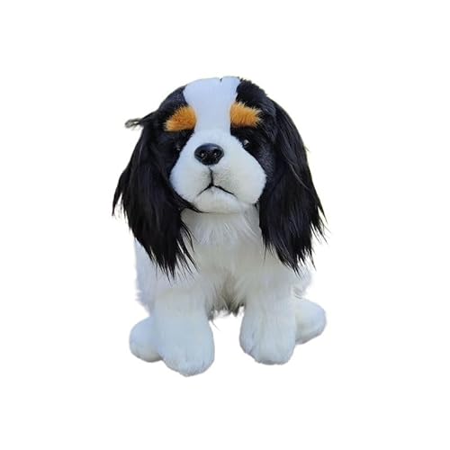 HCGX 10" Cavalier King Charles Spaniel Plüschtier, weicher ausgestopfter Hundewelpe von HCGX