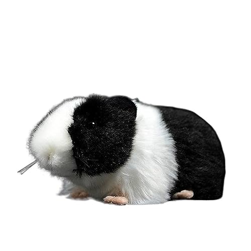 HCGX Schwarze Meerschweinchen-Puppe, Simulation Meerschweinchen-Plüschtier von HCGX