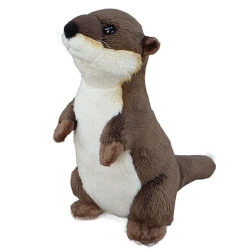 HCGX Simulation Otter Plüschpuppe betender Plüschtier Bitte umarmen Sie Tierspielzeug weich und niedlich 's Begleiter Geschenk Heimdekoration(Metallic) von HCGX