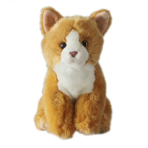 Simulation Kätzchen Plüsch Puppe Orange Tier Weich Und Niedlich 's Begleiter Geschenk Hause Dekoration von HCGX