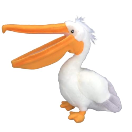 Simulation Mund Persönlichkeit Vogel Plüsch Puppe Hält Fisch Pelikan Spielzeug Große Ente Weiches von HCGX