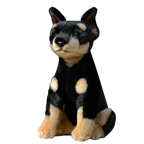 Simulation süße Dobermann Pinscher Plüsch Puppe Welpen Tier Spielzeug weich und niedlich 's Geburtstagsgeschenk Home Dekoration Geschenk von HCGX