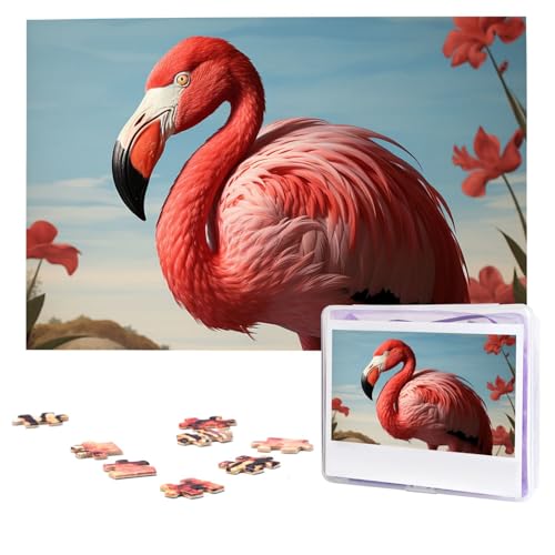 American Flamingo Puzzles 1000 Teile Personalisierte Puzzles Fotos Puzzle für Erwachsene Herausforderndes Bilderpuzzle mit Aufbewahrungstasche Puzzles für Männer Frauen Heimdekoration (74,9 x 50 cm) American Flamingo Puzzles 1000 Teile Personalisierte Puzzles Fotos Puzzle für Erwachsene Herausforderndes Bilderpuzzle mit Aufbewahrungstasche Puzzles für Männer Frauen Heimdekoration (74,9 x 50 cm) von HCLYvexiria