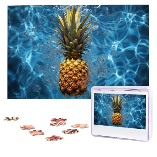 Ananas im Pool Puzzles 1000 Teile, personalisierte Puzzles, Foto-Puzzle für Erwachsene, herausforderndes Bilderpuzzle mit Aufbewahrungstasche, Puzzles für Männer und Frauen, Heimdekoration (74,9 x 50 Ananas im Pool Puzzles 1000 Teile, personalisierte Puzzles, Foto-Puzzle für Erwachsene, herausforderndes Bilderpuzzle mit Aufbewahrungstasche, Puzzles für Männer und Frauen, Heimdekoration (74,9 x 50 von HCLYvexiria