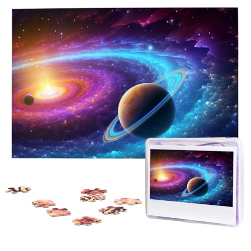 Buntes Sonnensystem-Puzzle, 1000 Teile, personalisiertes Puzzle, Foto-Puzzle für Erwachsene, anspruchsvolles Bilderpuzzle mit Aufbewahrungstasche, Puzzles für Männer und Frauen, Heimdekoration (74,9 x Buntes Sonnensystem-Puzzle, 1000 Teile, personalisiertes Puzzle, Foto-Puzzle für Erwachsene, anspruchsvolles Bilderpuzzle mit Aufbewahrungstasche, Puzzles für Männer und Frauen, Heimdekoration (74,9 x von HCLYvexiria