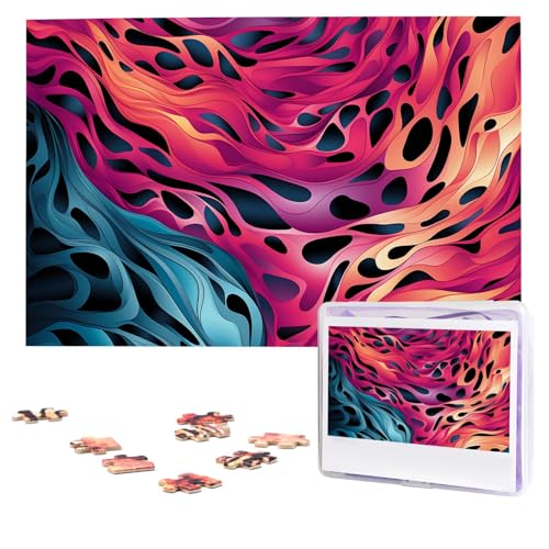 Farbige Leoparden-Puzzles, 1000 Teile, personalisiertes Puzzle, Foto-Puzzle für Erwachsene, anspruchsvolles Bilderpuzzle mit Aufbewahrungstasche, Puzzles für Männer und Frauen, Heimdekoration (74,9 x Farbige Leoparden-Puzzles, 1000 Teile, personalisiertes Puzzle, Foto-Puzzle für Erwachsene, anspruchsvolles Bilderpuzzle mit Aufbewahrungstasche, Puzzles für Männer und Frauen, Heimdekoration (74,9 x von HCLYvexiria