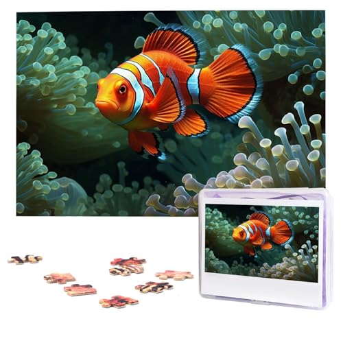 Fischhintergrund-Puzzle, 1000 Teile, personalisiertes Puzzle, Foto-Puzzle für Erwachsene, anspruchsvolles Bilderpuzzle mit Aufbewahrungstasche, Puzzles für Männer und Frauen, Heimdekoration (74,9 x 50 Fischhintergrund-Puzzle, 1000 Teile, personalisiertes Puzzle, Foto-Puzzle für Erwachsene, anspruchsvolles Bilderpuzzle mit Aufbewahrungstasche, Puzzles für Männer und Frauen, Heimdekoration (74,9 x 50 von HCLYvexiria