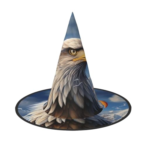 HCLYvexiria Hexenhüte Halloween Kegel Zauberer Hut Adler Hexenhüte Halloween Hut Kostüm Cosplay HCLYvexiria Hexenhüte Halloween Kegel Zauberer Hut Adler Hexenhüte Halloween Hut Kostüm Cosplay von HCLYvexiria