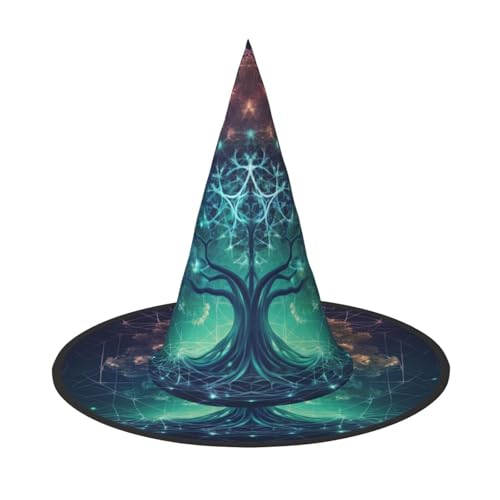 HCLYvexiria Hexenhüte Halloween Kegel Zauberer Hut Bäume Hexenhüte Halloween Hut Kostüm Cosplay HCLYvexiria Hexenhüte Halloween Kegel Zauberer Hut Bäume Hexenhüte Halloween Hut Kostüm Cosplay von HCLYvexiria
