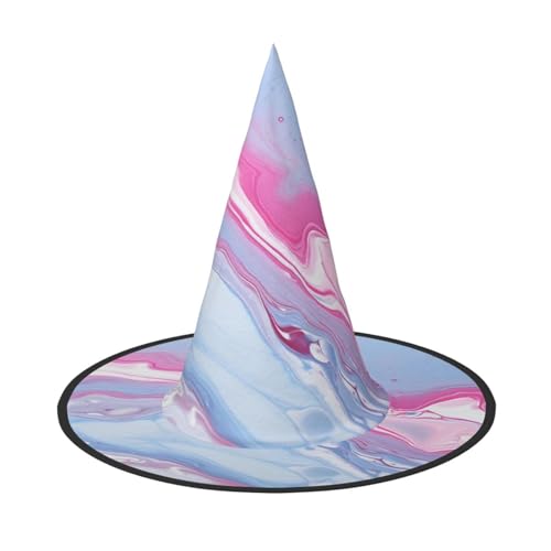 HCLYvexiria Hexenhüte Halloween Kegel Zauberer Hut Blau Marmor Hexenhüte Halloween Hut Kostüm Cosplay HCLYvexiria Hexenhüte Halloween Kegel Zauberer Hut Blau Marmor Hexenhüte Halloween Hut Kostüm Cosplay von HCLYvexiria