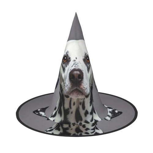 HCLYvexiria Hexenhüte Halloween Kegel Zauberer Hut Dalmatiner Hexenhüte Halloween Hut Kostüm Cosplay HCLYvexiria Hexenhüte Halloween Kegel Zauberer Hut Dalmatiner Hexenhüte Halloween Hut Kostüm Cosplay von HCLYvexiria