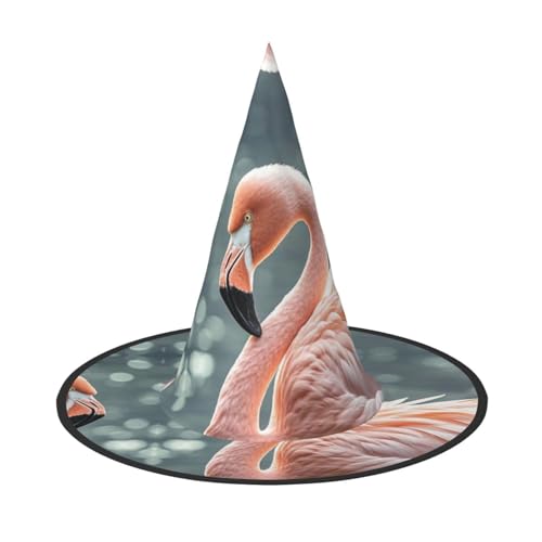 HCLYvexiria Hexenhüte Halloween Kegel Zauberer Hut Flamingo Hexenhüte Halloween Hut Kostüm Cosplay HCLYvexiria Hexenhüte Halloween Kegel Zauberer Hut Flamingo Hexenhüte Halloween Hut Kostüm Cosplay von HCLYvexiria