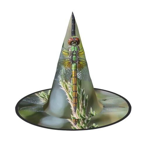 HCLYvexiria Hexenhüte Halloween Kegel Zauberer Hut Juwel Libelle Hexenhüte Halloween Hut Kostüm Cosplay HCLYvexiria Hexenhüte Halloween Kegel Zauberer Hut Juwel Libelle Hexenhüte Halloween Hut Kostüm Cosplay von HCLYvexiria