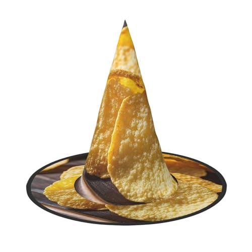HCLYvexiria Hexenhüte Halloween Kegel Zauberer Hut Kartoffelchips Hexenhüte Halloween Hut Kostüm Cosplay HCLYvexiria Hexenhüte Halloween Kegel Zauberer Hut Kartoffelchips Hexenhüte Halloween Hut Kostüm Cosplay von HCLYvexiria