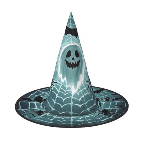 HCLYvexiria Hexenhüte Halloween Kegel Zauberer Hut Niedliche Fledermaus Spinnennetze Hexenhüte Halloween Hut Kostüm Cosplay HCLYvexiria Hexenhüte Halloween Kegel Zauberer Hut Niedliche Fledermaus Spinnennetze Hexenhüte Halloween Hut Kostüm Cosplay von HCLYvexiria