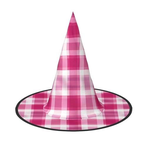 HCLYvexiria Hexenhüte Halloween Kegel Zauberer Hut Plaid Hexenhüte Halloween Hut Kostüm Cosplay HCLYvexiria Hexenhüte Halloween Kegel Zauberer Hut Plaid Hexenhüte Halloween Hut Kostüm Cosplay von HCLYvexiria