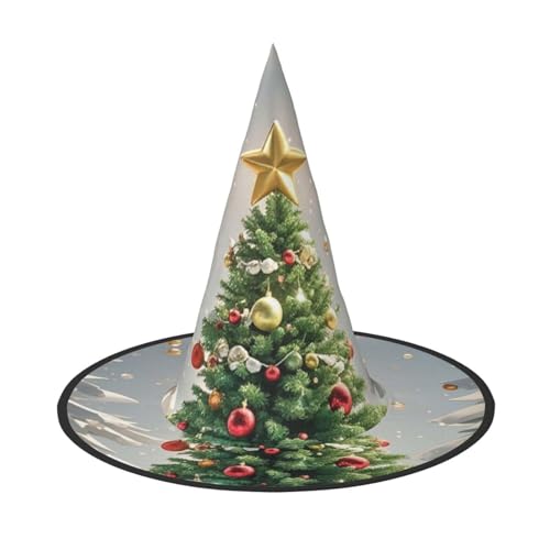 HCLYvexiria Hexenhüte Halloween Kegel Zauberer Hut Runde Kugel Weihnachtsbaum Hexenhüte Halloween Hut Kostüm Cosplay HCLYvexiria Hexenhüte Halloween Kegel Zauberer Hut Runde Kugel Weihnachtsbaum Hexenhüte Halloween Hut Kostüm Cosplay von HCLYvexiria
