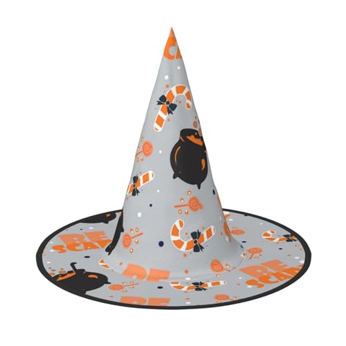 HCLYvexiria Hexenhüte Halloween Kegel Zauberer Hut Süßigkeiten Ton Topf Hexenhüte Halloween Hut Kostüm Cosplay HCLYvexiria Hexenhüte Halloween Kegel Zauberer Hut Süßigkeiten Ton Topf Hexenhüte Halloween Hut Kostüm Cosplay von HCLYvexiria
