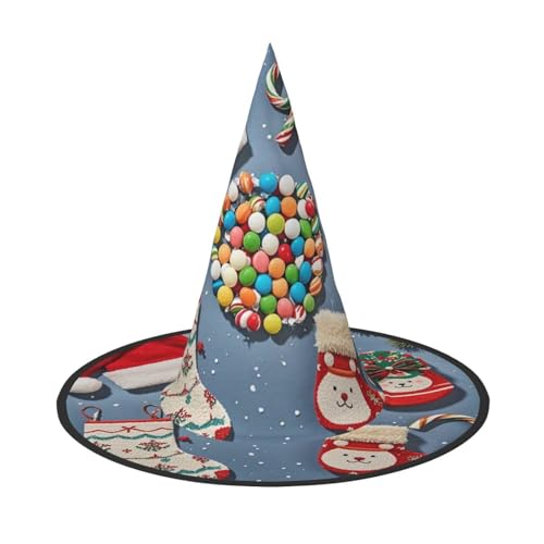 HCLYvexiria Hexenhüte Halloween Kegel Zauberer Hut Süßigkeiten Weihnachtsstrumpf Hexenhüte Halloween Hut Kostüm Cosplay HCLYvexiria Hexenhüte Halloween Kegel Zauberer Hut Süßigkeiten Weihnachtsstrumpf Hexenhüte Halloween Hut Kostüm Cosplay von HCLYvexiria