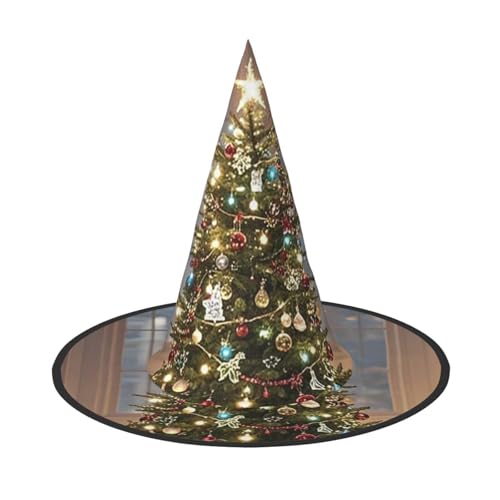 HCLYvexiria Hexenhüte Halloween Kegel Zauberer Hut Weihnachtsbaum Geschenke Hexenhüte Halloween Hut Kostüm Cosplay HCLYvexiria Hexenhüte Halloween Kegel Zauberer Hut Weihnachtsbaum Geschenke Hexenhüte Halloween Hut Kostüm Cosplay von HCLYvexiria