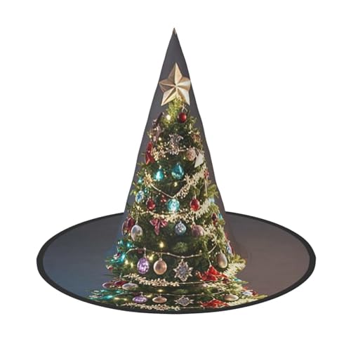 HCLYvexiria Hexenhüte Halloween Kegel Zauberer Hut Weihnachtsbaum Hexenhüte Halloween Hut Kostüm Cosplay HCLYvexiria Hexenhüte Halloween Kegel Zauberer Hut Weihnachtsbaum Hexenhüte Halloween Hut Kostüm Cosplay von HCLYvexiria