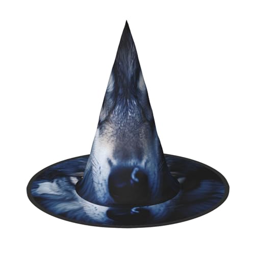 HCLYvexiria Hexenhüte Halloween Kegel Zauberer Hut Wolfsaugen Hexenhüte Halloween Hut Kostüm Cosplay HCLYvexiria Hexenhüte Halloween Kegel Zauberer Hut Wolfsaugen Hexenhüte Halloween Hut Kostüm Cosplay von HCLYvexiria