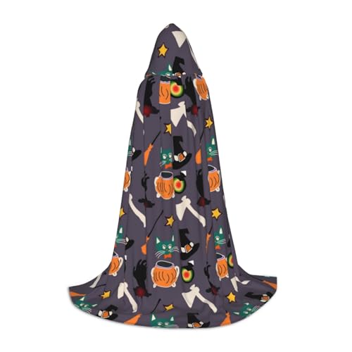 HCLYvexiria Kapuzenumhang Uni Halloween Kapuzenumhang Besen Hexenhut Kapuzenmantel Halloween Umhang Cosplay Kostüme HCLYvexiria Kapuzenumhang Uni Halloween Kapuzenumhang Besen Hexenhut Kapuzenmantel Halloween Umhang Cosplay Kostüme von HCLYvexiria
