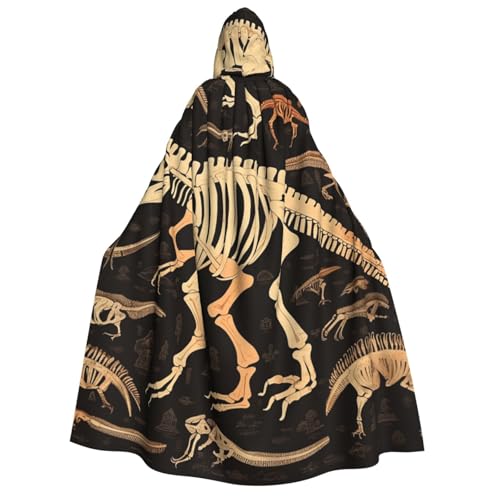 HCLYvexiria Kapuzenumhang Uni Halloween Kapuzenumhang Dinosaurier Skelett Druck Kapuzenmantel Halloween Umhang Cosplay Kostüme HCLYvexiria Kapuzenumhang Uni Halloween Kapuzenumhang Dinosaurier Skelett Druck Kapuzenmantel Halloween Umhang Cosplay Kostüme von HCLYvexiria