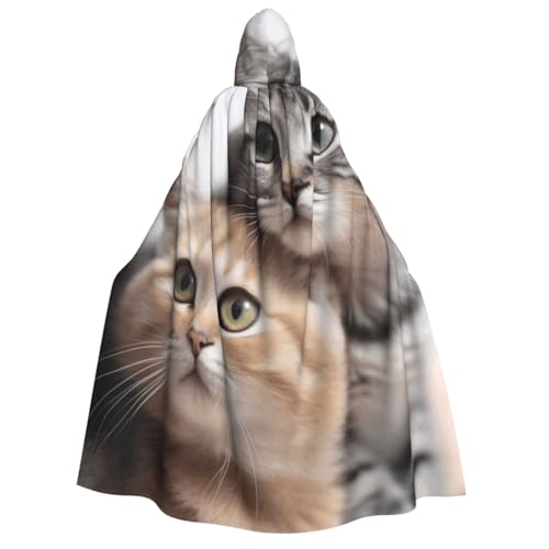 HCLYvexiria Kapuzenumhang Uni Halloween Kapuzenumhang Katzen Kapuzenmantel Halloween Umhang Cosplay Kostüme HCLYvexiria Kapuzenumhang Uni Halloween Kapuzenumhang Katzen Kapuzenmantel Halloween Umhang Cosplay Kostüme von HCLYvexiria