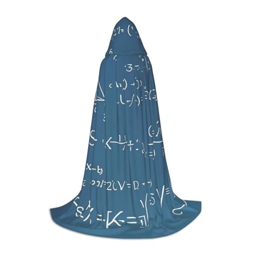 HCLYvexiria Kapuzenumhang Uni Halloween Kapuzenumhang Mathematik Kapuzenmantel Halloween Umhang Cosplay Kostüme von HCLYvexiria