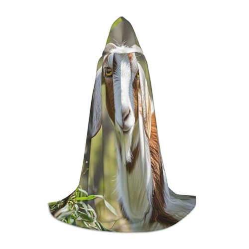 HCLYvexiria Kapuzenumhang Uni Halloween Kapuzenumhang Ziege Kapuzenmantel Halloween Umhang Cosplay Kostüme HCLYvexiria Kapuzenumhang Uni Halloween Kapuzenumhang Ziege Kapuzenmantel Halloween Umhang Cosplay Kostüme von HCLYvexiria