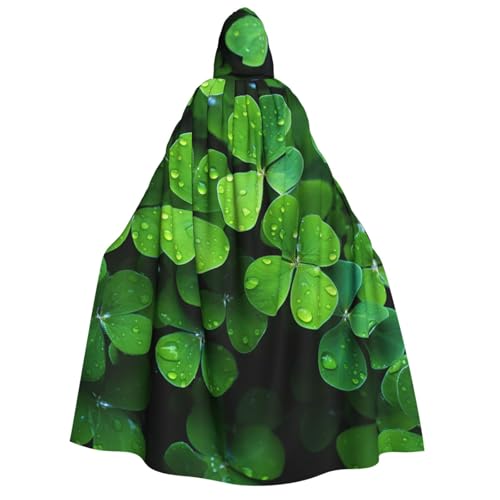 HCLYvexiria Kapuzenumhang Uni Halloween Kapuzenumhang viele grüne Kleeblätter Kapuzenmantel Halloween Umhang Cosplay Kostüme HCLYvexiria Kapuzenumhang Uni Halloween Kapuzenumhang viele grüne Kleeblätter Kapuzenmantel Halloween Umhang Cosplay Kostüme von HCLYvexiria