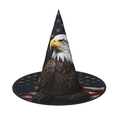 Hexenhüte Halloween Kegel Zauberer Hut Amerikanischer Weißkopfseeadler Hexenhüte Halloween Hut Kostüm Cosplay Hexenhüte Halloween Kegel Zauberer Hut Amerikanischer Weißkopfseeadler Hexenhüte Halloween Hut Kostüm Cosplay von HCLYvexiria