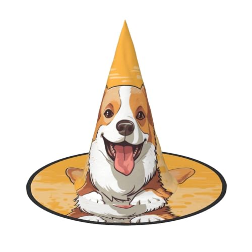 Hexenhüte Halloween Kegel Zauberer Hut Niedlicher Corgi Hund Hexenhüte Halloween Hut Kostüm Cosplay Hexenhüte Halloween Kegel Zauberer Hut Niedlicher Corgi Hund Hexenhüte Halloween Hut Kostüm Cosplay von HCLYvexiria