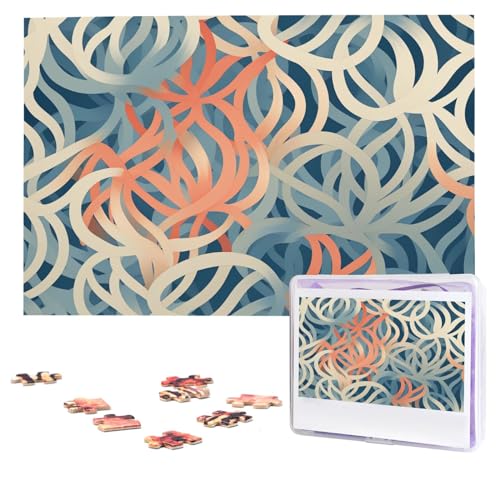 Korallenfarbene Muster, Puzzles, 1000 Teile, personalisierte Puzzles, Foto-Puzzle für Erwachsene, anspruchsvolles Bilderpuzzle mit Aufbewahrungstasche, Puzzles für Männer und Frauen, Heimdekoration Korallenfarbene Muster, Puzzles, 1000 Teile, personalisierte Puzzles, Foto-Puzzle für Erwachsene, anspruchsvolles Bilderpuzzle mit Aufbewahrungstasche, Puzzles für Männer und Frauen, Heimdekoration von HCLYvexiria