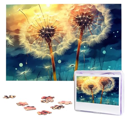 Löwenzahn-Puzzles zum Selbermachen, Zeichnen, Malpuzzle, 1000 Teile, personalisierte Puzzles, Fotos, Puzzle für Erwachsene, anspruchsvolles Bilderpuzzle mit Aufbewahrungstasche, Puzzles für Männer und Löwenzahn-Puzzles zum Selbermachen, Zeichnen, Malpuzzle, 1000 Teile, personalisierte Puzzles, Fotos, Puzzle für Erwachsene, anspruchsvolles Bilderpuzzle mit Aufbewahrungstasche, Puzzles für Männer und von HCLYvexiria