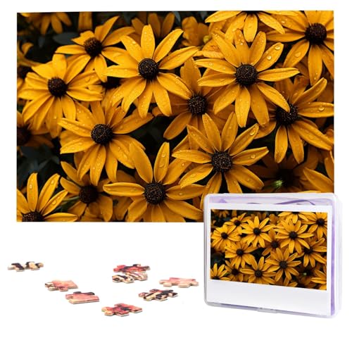 Rudbeckia Puzzles, 1000 Teile, personalisiertes Puzzle, Foto-Puzzle für Erwachsene, anspruchsvolles Bilderpuzzle mit Aufbewahrungstasche, Puzzles für Männer und Frauen, Heimdekoration (74,9 x 50 cm) Rudbeckia Puzzles, 1000 Teile, personalisiertes Puzzle, Foto-Puzzle für Erwachsene, anspruchsvolles Bilderpuzzle mit Aufbewahrungstasche, Puzzles für Männer und Frauen, Heimdekoration (74,9 x 50 cm) von HCLYvexiria