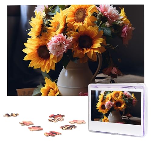 Sommerblumen-Arrangement-Puzzle, 1000 Teile, personalisierte Puzzles, Foto-Puzzle für Erwachsene, anspruchsvolles Bilderpuzzle mit Aufbewahrungstasche, Puzzles für Männer und Frauen, Heimdekoration Sommerblumen-Arrangement-Puzzle, 1000 Teile, personalisierte Puzzles, Foto-Puzzle für Erwachsene, anspruchsvolles Bilderpuzzle mit Aufbewahrungstasche, Puzzles für Männer und Frauen, Heimdekoration von HCLYvexiria