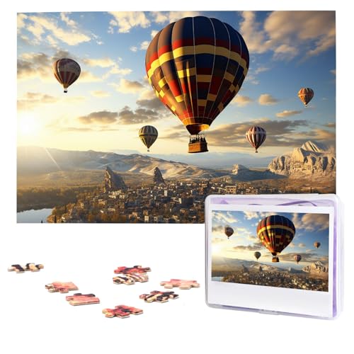 Tour of The Balloon Puzzles 1000 Pieces Personalized Jigsaw Puzzles Photos Puzzle for Adults Challenging Picture Puzzle with Storage Bag Puzzles for Men Women Home Decor (74.9 cm x 50.0 cm) von HCLYvexiria