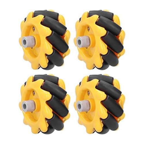 HCLZOE Mecanum-Rad, 48-Mm-Omnidirektionales Rad, Intelligentes RoboterautozubehöR, DIY-Spielzeugkomponenten HCLZOE Mecanum-Rad, 48-Mm-Omnidirektionales Rad, Intelligentes RoboterautozubehöR, DIY-Spielzeugkomponenten von HCLZOE