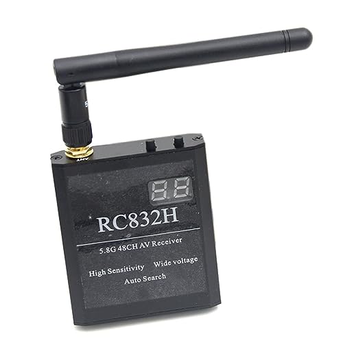 HCLZOE RC832H 5,8G 48CH VideoempfäNger 12V Automatische Kanalsuche für TS832 TS5823 TS5828 RC Flugzeug Hubschrauber FPV Drohne HCLZOE RC832H 5,8G 48CH VideoempfäNger 12V Automatische Kanalsuche für TS832 TS5823 TS5828 RC Flugzeug Hubschrauber FPV Drohne von HCLZOE