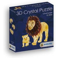 3D Crystal Puzzle - Löwenpaar - 56 Teile von HCM Kinzel GmbH