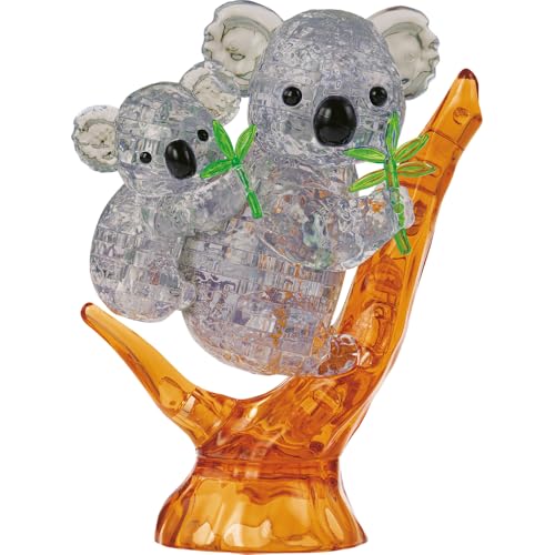 Crystal Puzzle | 3D Koalabärenpaar | Transparentes Design | 60Teile | Bausatz für Kinder und Erwachsene | HCM Kinzel Crystal Puzzle | 3D Koalabärenpaar | Transparentes Design | 60Teile | Bausatz für Kinder und Erwachsene | HCM Kinzel von HCM Kinzel