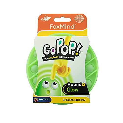 GoPop™ - Das Original Glow in The Dark - Trend Fidget, Bubble, Push Pop, Reisespiel, Logikspiel, Alltagsstress, Nervosität - HCM Kinzel - 55188 von HCM Kinzel