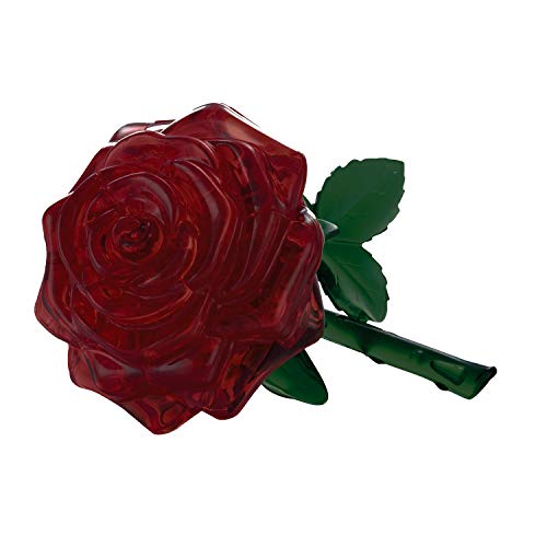 HCM Kinzel 3D Crystal Puzzle - Rose rot 44 Teile Kristall Puzzle von HCM Kinzel