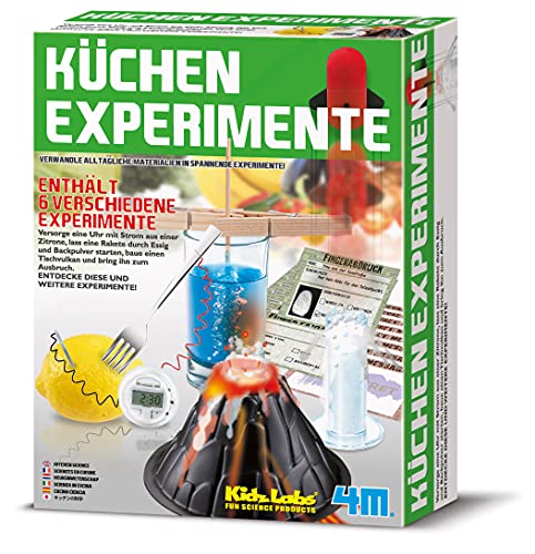 Kidz Labs - Küchen Experimente - Experimentierkasten 4M - Chemie Physik Set von HCM Kinzel