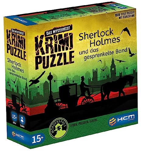 HCM Kinzel - 55173 - Sherlock Holmes - Das mysteriöse Krimi Puzzle - inkl. Krimigeschichte, Rätsel Puzzle 1000 Teile von HCM Kinzel