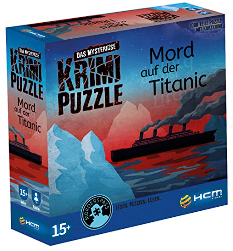 HCM Kinzel - 55174 - Mord auf der Titanic - Das mysteriöse Krimi Puzzle - inkl. Krimigeschichte, Rätsel Puzzle 1000 Teile von HCM Kinzel